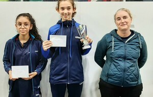 Podium Tableau F Dames (500-899)
1er BELDA Chloe,
2ème GABILLET Marwa,
3ème VETTRAINO Loane et BRIELLES Audrey