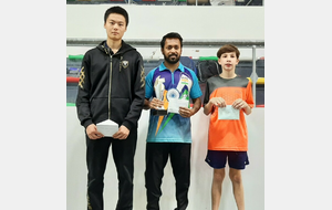 Podium Tableau G Toutes catégories
1er SAHA Sourav (numéro 169),
2ème ZHANG Qihan (numéro 195),
3ème BOUTIN Matheo (numéro 820) et MOREL-GONZALES Titouan (1944)
