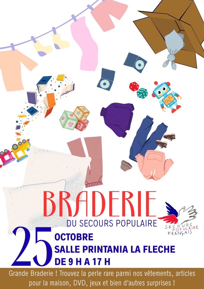 Grande Braderie Hiver Secours Populaire