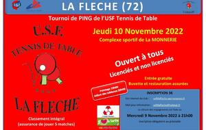 Tournoi Loisirs Novembre 2022