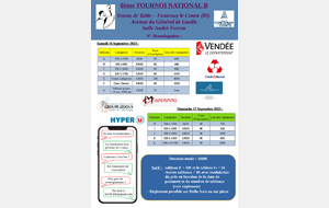 Tournoi national Fontenay Le Comte