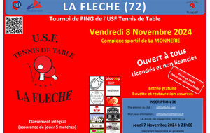 Tournoi Loisirs Novembre 2024 - Les inscriptions sont closes